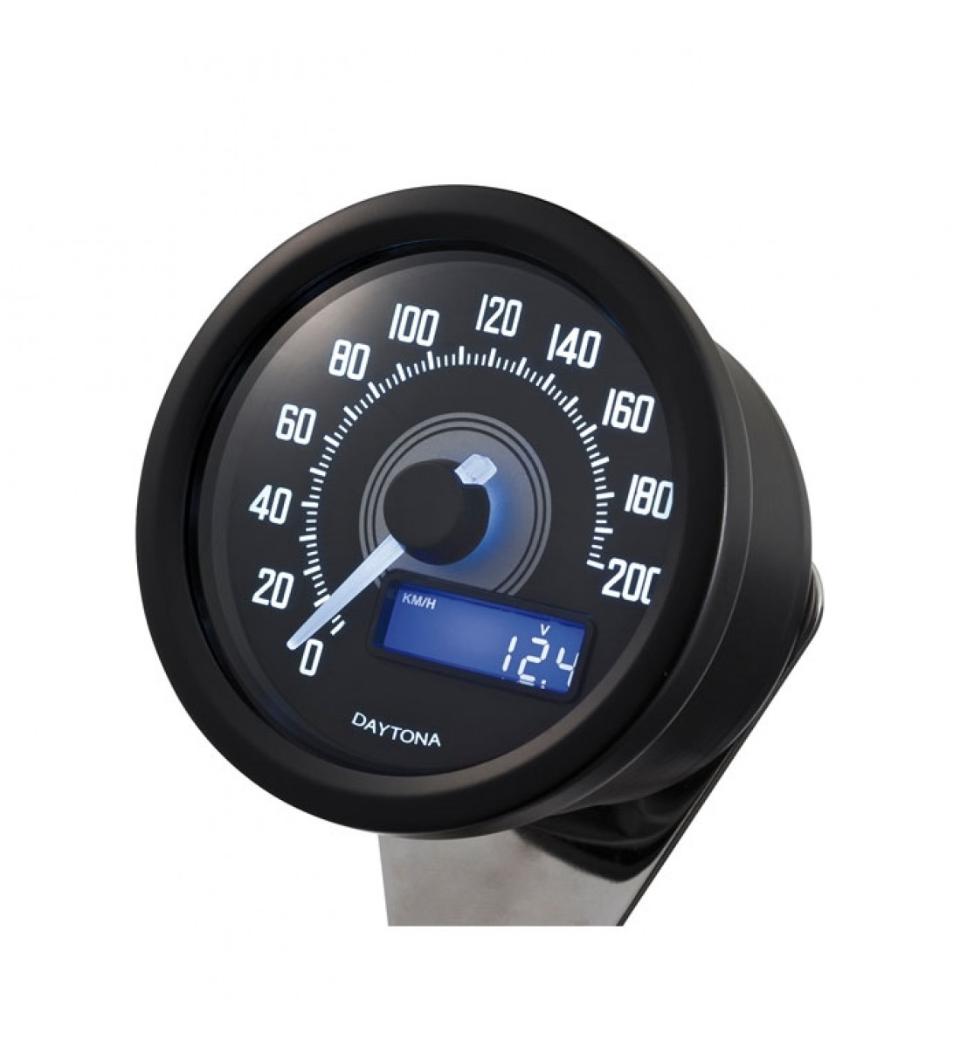 Contachilometri per Moto  universale diametro 60 VELONA DAYTONA VELONA60 SPEEDOMETER 200 BLACK