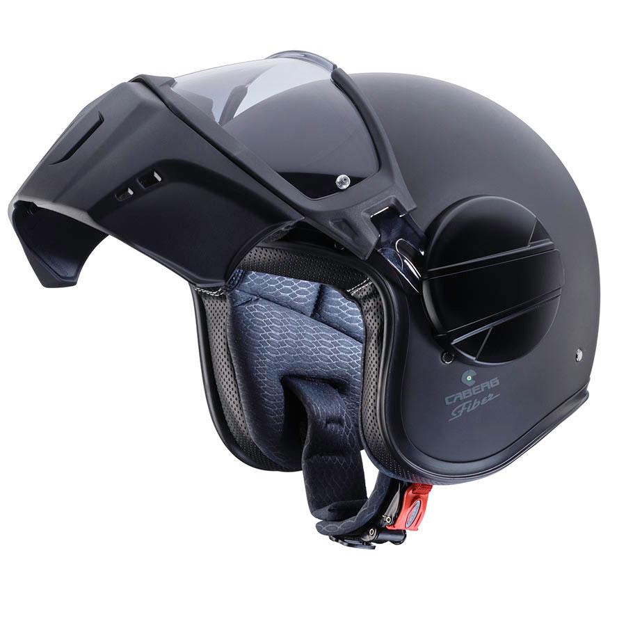 Casco jet per  Moto  in Carbonio CABERG GHOST