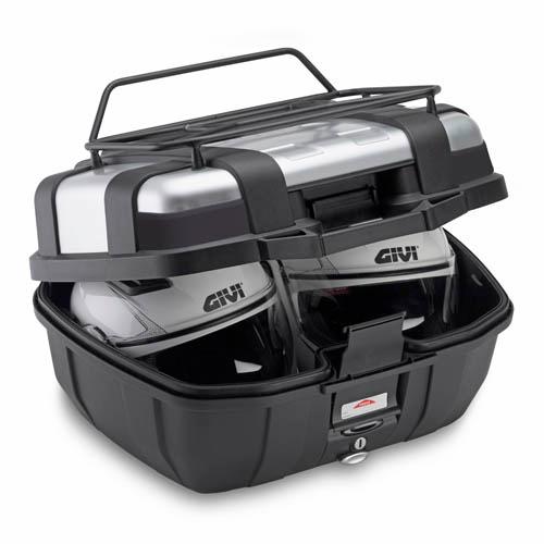 Bauletto valige  per moto in alluminio  GIVI TREKKER 52