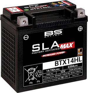 BATTERIA HARLEY    SPORTSTER 2004/2020 BS SLA MAX 14H