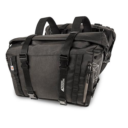 Coppia borse laterali valige  in canvas  per moto  KAPPA RA316BK