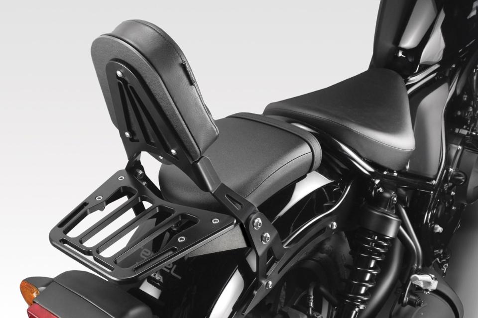 Portapacchi Honda Rebel CMX 500 2017/2020 DE PRETTO MOTO Alluminio Anodizzato Ricavato Dal Pieno Nero