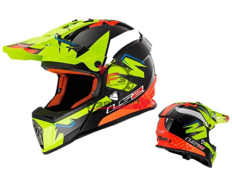 Casco Motocross  per moto LS2 CROSS FAST VOLT MX 437