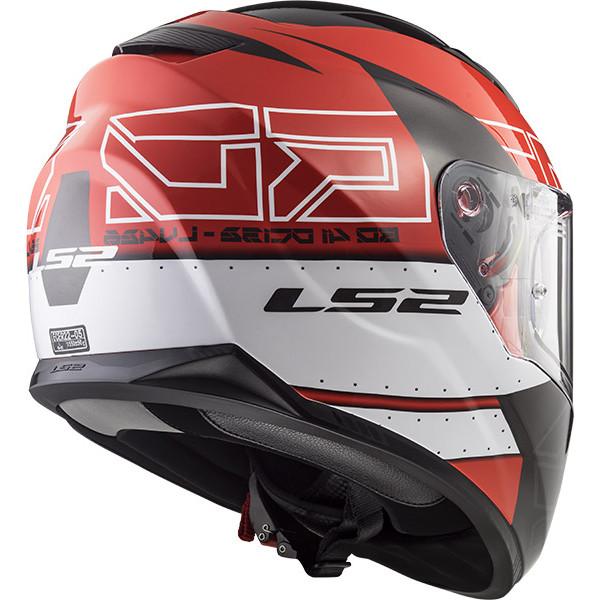 Casco integrale per moto  con visiera interna per il sole LS2 CASCO LS 2 STREM FF320 KUB