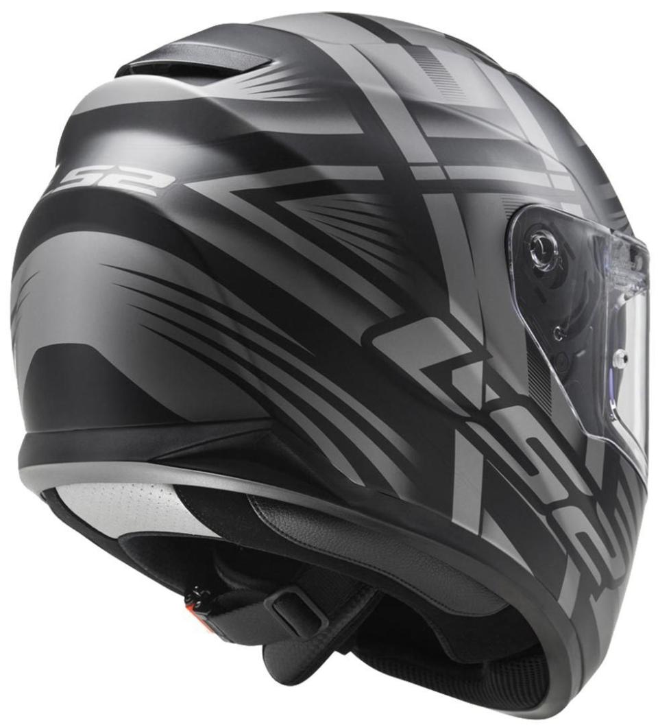 Casco integrale per moto  con visiera interna per il sole  LS2 CASCO LS 2 FF320 STREM BANG