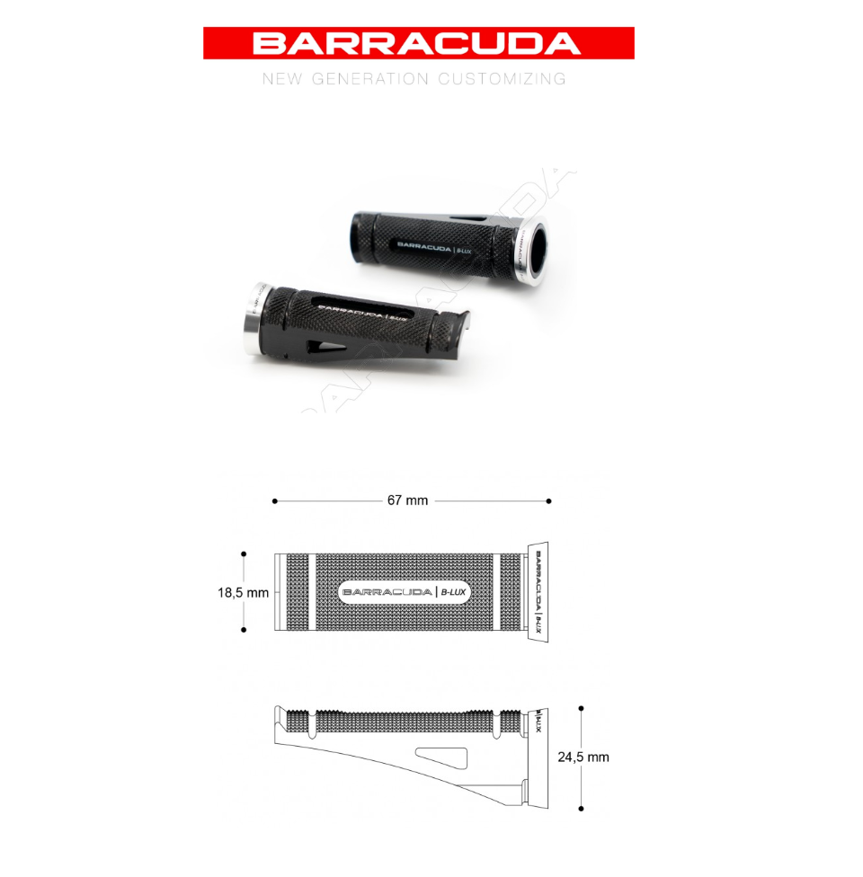PEDALINI   BARRACUDA  KIT PEDANE