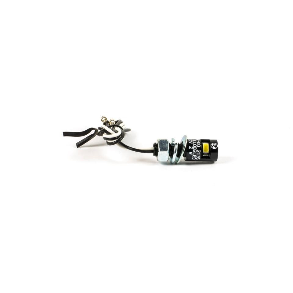 LUCE LED UNIVERSALE DRAG LED LICENSE PLATE LIGHT / CLEAR LENS / ALUMINIUM|STEEL / BLACK