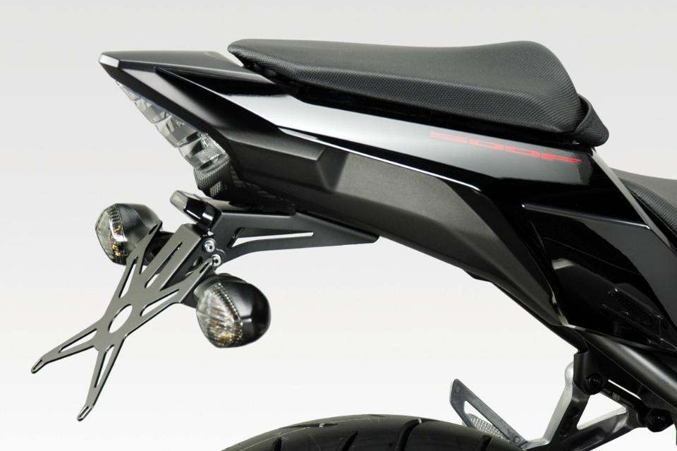 Kit Targa Racing Honda CBR 500R 2016/2020 De Pretto Moto Reclinabile Acciaio Taglio Laser Verniciato A polvere