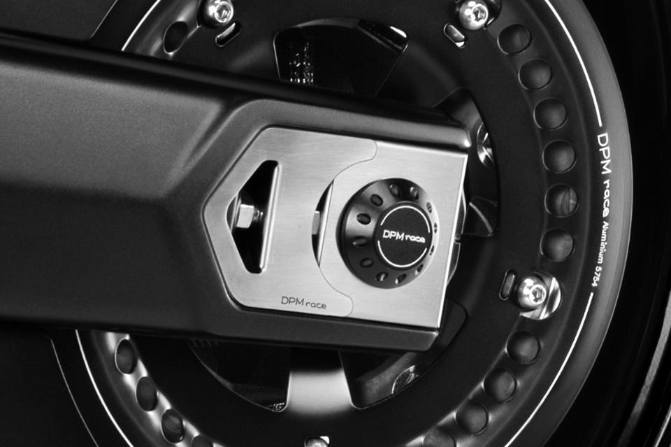 Copertura Kit Covers Tiranti Cinghia Yamaha T-Max 530 2017/19 De Pretto Moto Acciaio Inox Taglio Laser Spazzolato