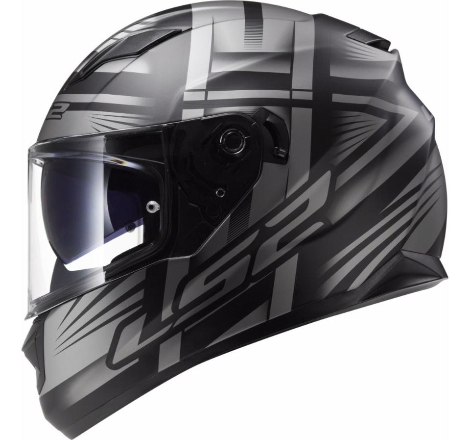 Casco integrale per moto  con visiera interna per il sole  LS2 CASCO LS 2 FF320 STREM BANG