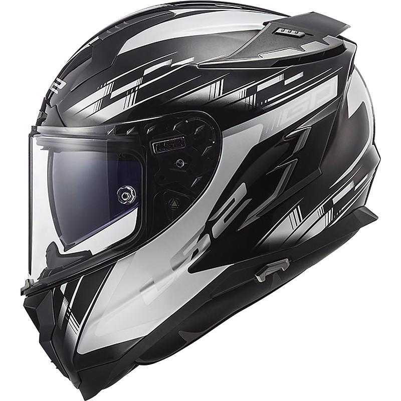 Casco integrale per moto in fibra  con visiera interna per il sole LS2 CASCO LS2 CHALLENGER FF 327 GP