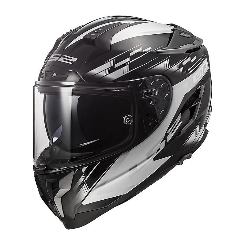 Casco integrale per moto in fibra  con visiera interna per il sole LS2 CASCO LS2 CHALLENGER FF 327 GP