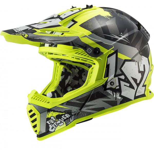 Casco Motocross cross  enduro  per moto LS2 MX437 FAST EVO