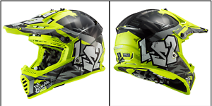 Casco Motocross cross  enduro  per moto LS2 MX437 FAST EVO