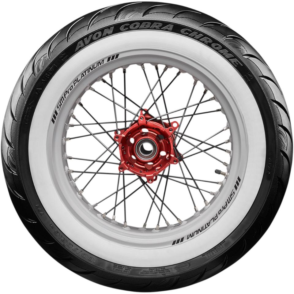 COPERTONE GOMMA PNEUMATICO RADIALE STREET POSTERIORE PER MOTO   AVON  AV92 WW 150/80R16 71V TL