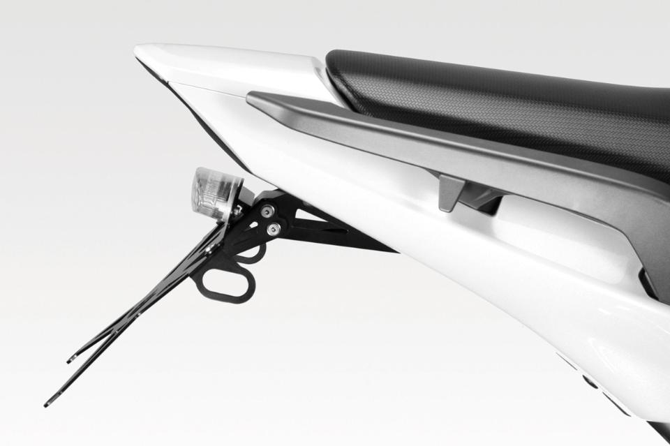 KIT TARGA  PORTATARGA HONDA  NC750S 2014-19 NC750X 2014-15 De Pretto Moto Inclinazione Variabile  Acciaio Taglio laser verniciato a polvere