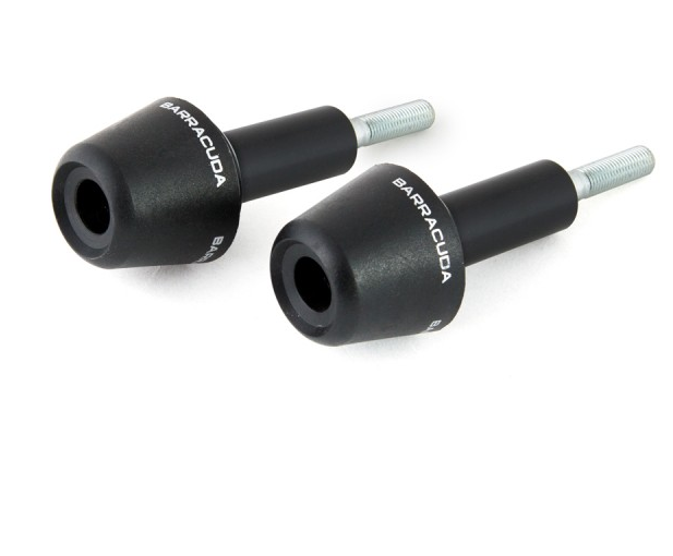 Kit Tamponi Paratelaio Yamaha XSR 700 Barracuda PVC nero  distanziali in alluminio anodizzato