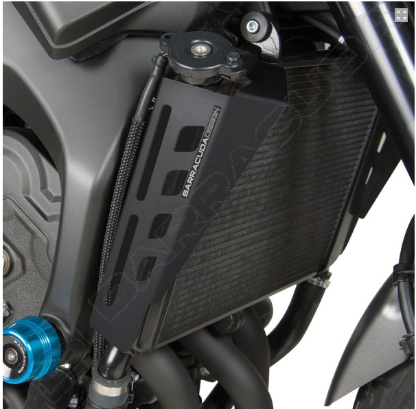 Convogliatori Aria Yamaha XSR 900 2015/19 Barracuda Alluminio Anodizzato Nero Satinato