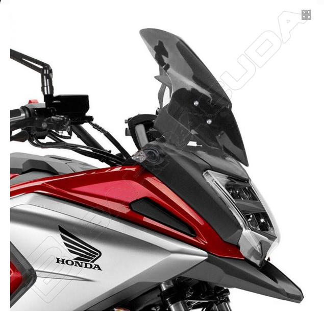 Cupolino Parabrezza Yamaha  Honda NC750X 2016-2020 Barracuda AEROSPORT realizzato in plexiglass semitrasparente colore fume' scuro