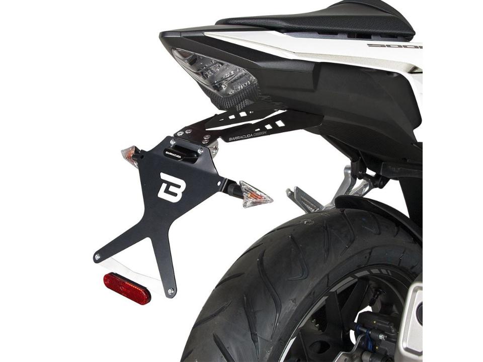 Kit Targa  Portatarga  Regolabile  per moto  BARRACUDA  Honda CB 500F 2016 - 18 Honda CB500F 2019-20)Honda CBR 500R 2016 - 17