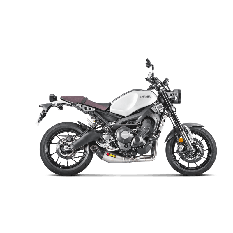 Scarico Completo Yamaha XSR 900 Possibile Omologazione Akrapovic Collettori in inox silenziatore in titanio fondello in carbonio