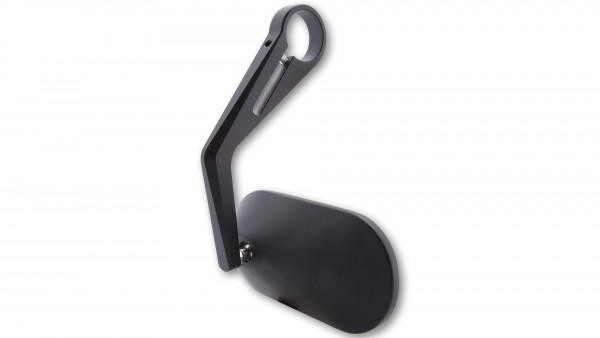 Specchietto Retrovisore Moto Univrsale  Shin yo Terminale Manubrio Ovale alluminio Nero