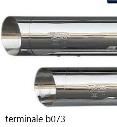 scarico finale marmitta slip-on  Harley Davidson omologata con sonorita variabile MCJ MCJ SCARICO 2 IN 2 ROYAL CORTO COMPLETO DI COLLETTORI, PARACALORE LISCIO O FORATO . PER COMANDI AVANZATI PER  SPORTSTER 883-1200 DAL 2014 AL 2020