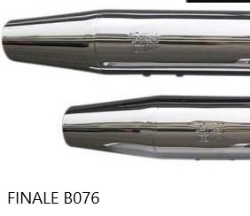 scarico finale marmitta slip-on  Harley Davidson omologata con sonorita variabile MCJ MCJ SCARICO 2 IN 2 ROYAL CORTO COMPLETO DI COLLETTORI, PARACALORE LISCIO O FORATO . PER COMANDI AVANZATI PER  SPORTSTER 883-1200 DAL 2014 AL 2020