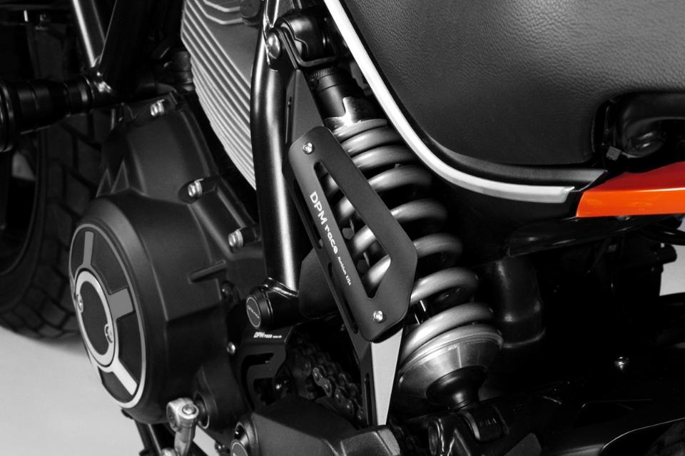 Cover Sospensione Posteriore De Pretto Moto Alluminio Taglio Laser Verniciato a Polvere