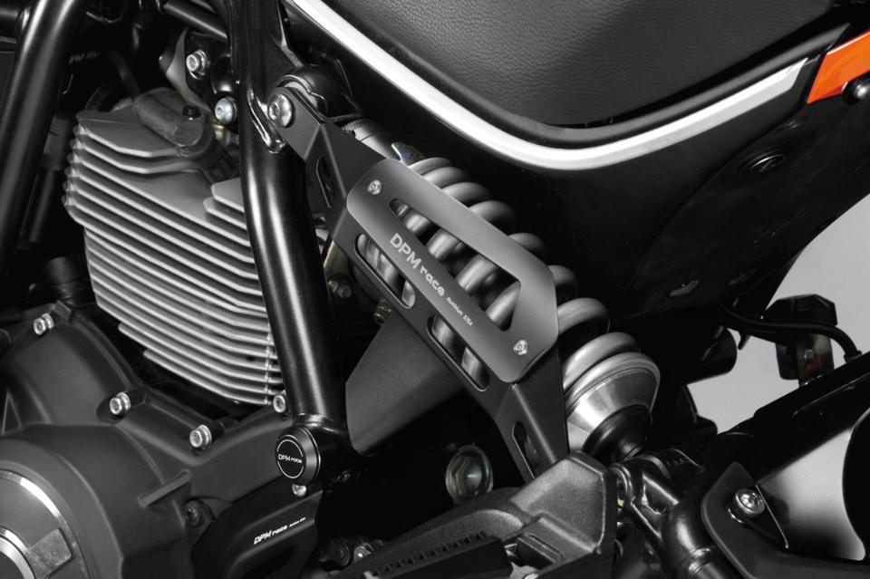 Cover Sospensione Posteriore De Pretto Moto Alluminio Taglio Laser Verniciato a Polvere