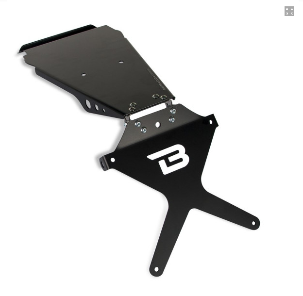Kit Targa Street Twin 2015-2020 Barracuda Naked Alluminio Reclinabile