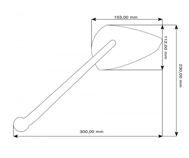 Retrovisori Yamaha TMax 560 2020 Barracuda Alluminio Omologato