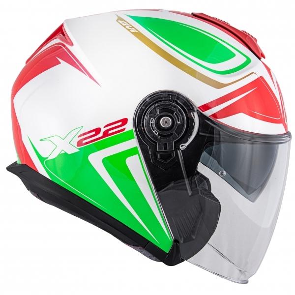 casco jet visiera lunga e visiera parasole  Givi Hyper Italia