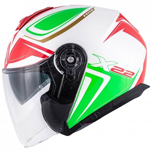 casco jet visiera lunga e visiera parasole  Givi Hyper Italia