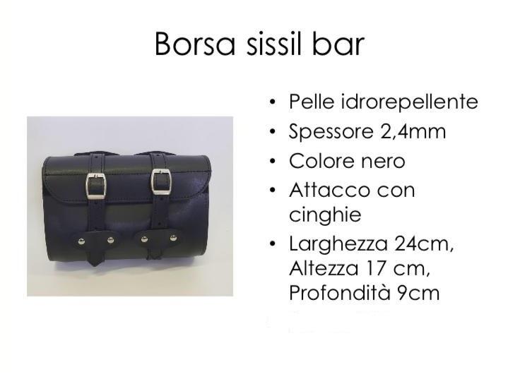 Borsa in Vera  Pelle Idrorepellente Singola Special Parts Sissil Bar