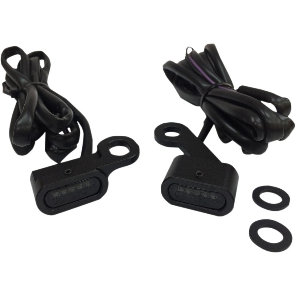Frecce anteriore led  in alluminio  nero   drag specialts  Sportster xl 883 -1200 dal 04/2020