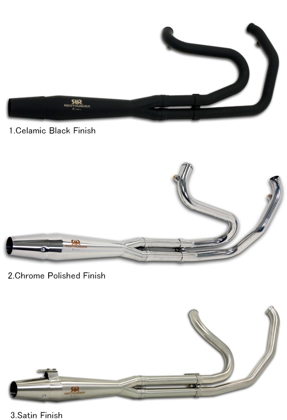 Scarico 2 in1  Redthunder   Redthunder Harley Davidson® Dyna 2006 / 2017 – NON  MONTA SU FXWG   DOES NOT FIT FXWG