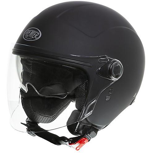 Casco jet Premier OPEN FACE ROCKER VISOR U9 BM CON INTERNI SFODERABILI E LAVABILI MINI JET Premier Rocker visor U 9 BM
