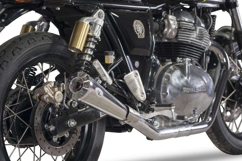 Scarico slip-on Royal Enfield OMOLOGATO V-PERFORMANCE Coppia scarichi  Slip-on Royal Enfield intercptor & continental gt