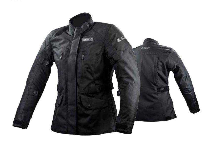Giacca Moto con protezioni omologate Nero LS2 Metropolis Lady