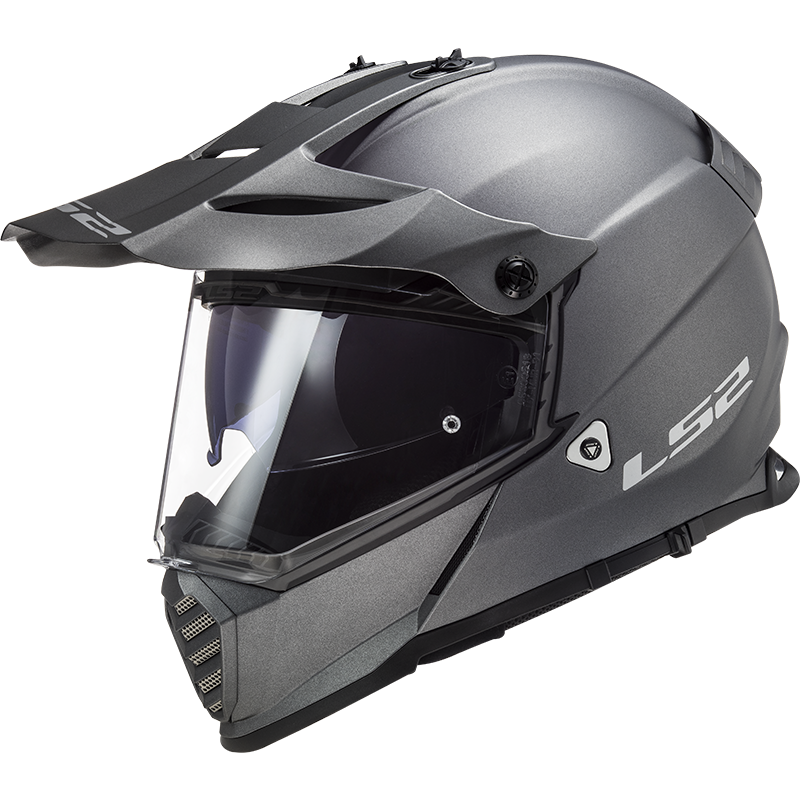 Casco Adventure MX  Matt Titanium LS2 PIONEER EVO