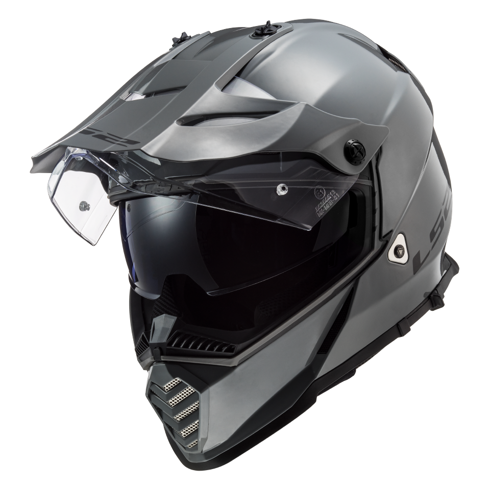 Casco Adventure MX  Matt Titanium LS2 PIONEER EVO