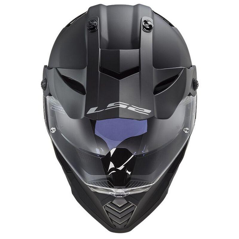 Casco Adventure MX Matt BLACK LS2 PIONEER EVO