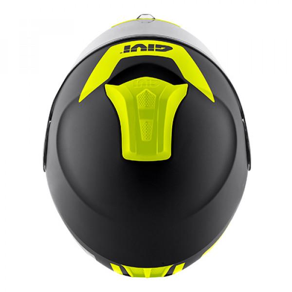 Casco Modulare Moto Givi X 20 Evo Expedition Nero Opaco Giallo Fluo