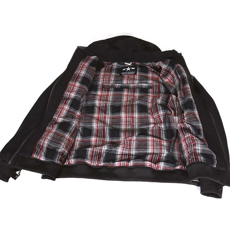 Giubbotto  felpa in jeans moto con protezioni chaft BLOUSON HARISSON WESTSIDE
