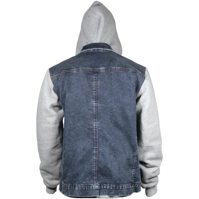 Giubbotto  felpa in jeans moto con protezioni chaft BLOUSON HARISSON WESTSIDE