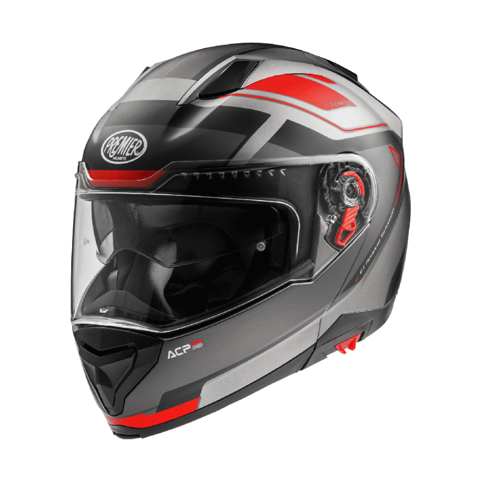 Casco modulare Moto Premier Delta Evo Delta AS 17 BM  Protezione UV OMOLOGATO PREMIER Delta Evo AS 17 BM