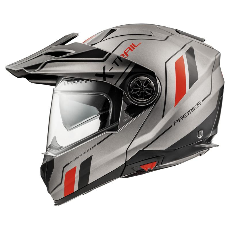 Casco modulare ADVENTURE Dual Sport Moto Premier X-TRAIL EVO XT 17 BM PREMIER X-TRAIL EVO XT 17 BM