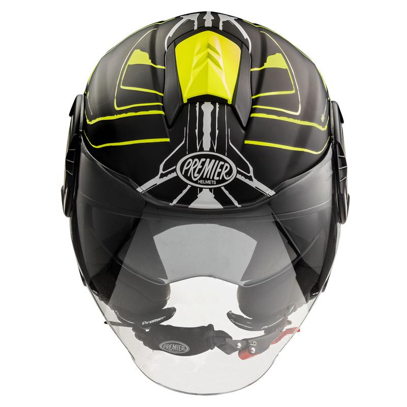 Casco Jet Moto Premier Cool Evo  NT Y 8 BM Visiera Lunga Protezione UV Bluetooth Smart Ready PREMIER COOL EVO NTY8BM