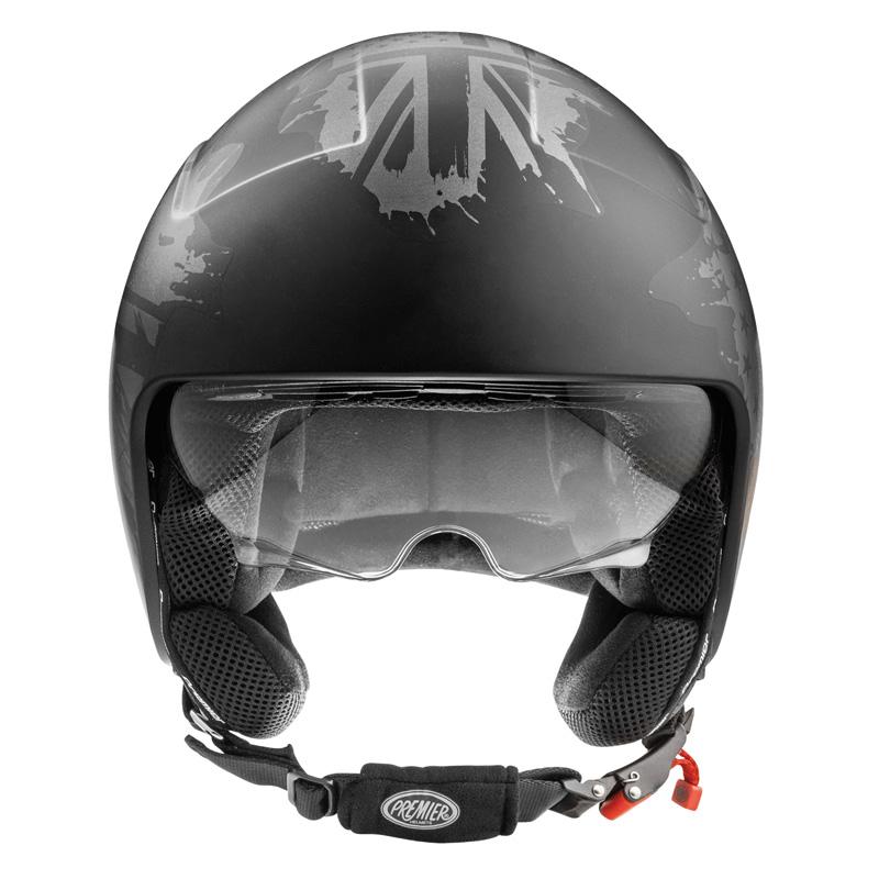 CASCO JET Moto OPEN FACE Helmet Visiera Corta Premier ROCKER AM 9 BM NEW GRAPHIC PREMIER ROCKER AM 9 BM